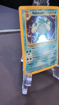 1999 Pokemon Base Set Poliwrath Holo Card 13/102 WOTC Vintage Rare - Image 2