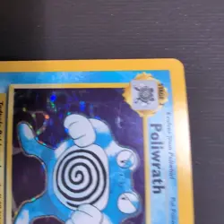 1999 Pokemon Base Set Poliwrath Holo Card 13/102 WOTC Vintage Rare - Image 3