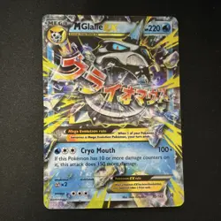 Pokemon M Glalie EX 35/162 Breakthrough Ultra Rare Holo 220 HP Card LP/MP - Image 1