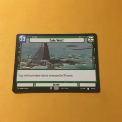 Star Wars Unlimited Jump To Lightspeed Rare Base Card Data Vault Card 24/262 1C - Image 1