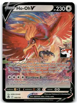Ho-Oh V 140/195 Prize Pack Stamp Series Cards LP/NM - Image 1