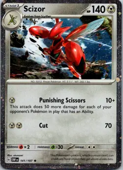 Scizor - (Cosmos Holo) Promo Miscellaneous Cards & Products 141/197 NM - Image 1