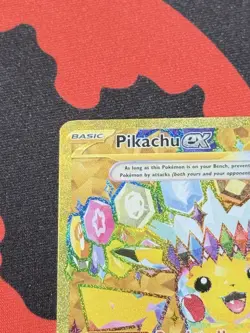 Pikachu EX 247/191 Pokemon Sv08: Surging Sparks Holo Gold Hyper Rare Card ENG NM - Image 3