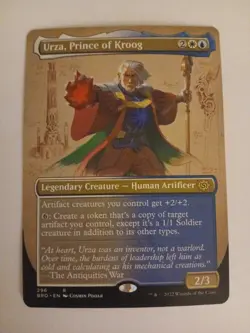 Urza, Prince of Kroog Borderless NM/M MTG The Brothers' War Magic the Gathering - Image 1