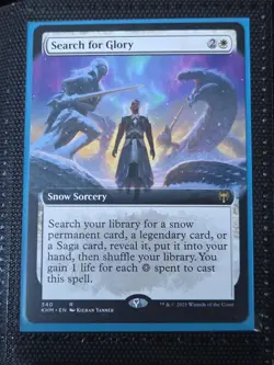 Search for Glory (Extended Art) X1 KHM MTG Kaldheim B1 - Image 1