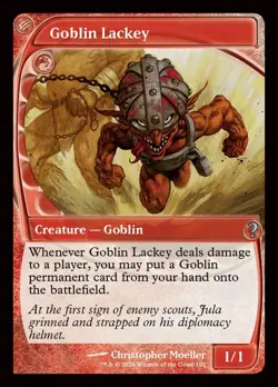 MTG Magic 1 x Goblin Lackey x 1 - Mystery Booster 2 Future Sight Border [1/2] - Image 1