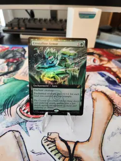 MTG Crystalline Armor 0204 FOIL (Extended Art) Avatar The Last Airbender TLE - Image 1