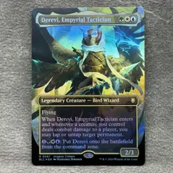 MTG Derevi, Empyrial Tactician Borderless Commander Bloomburrow BLC #87 Foil NM - Image 1