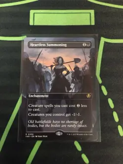MTG Magic The Gathering Heartless Summoning Borderless Enchantment Commander - Image 1