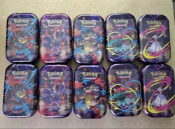 Pokemon Sealed TCG Mega Evolution Mega Heroes Mini Tins 20 LOT NEW - Image 2