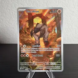 Pokemon TCG Terrakion 135/086 - Illustration Rare SV: White Flare English - Image 1