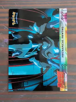 Pokemon TCG Mechanical Mewtwo Pokemon Topps Mewtwo Strikes Back 6 - Image 1