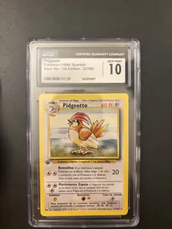 Pokemon Pidgeotto CGC 10 Spanish 1999 Base Set 1st Edition 22/102 - Image 3