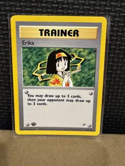 2000 Pokemon Gym Heroes - Erika - 1st Edition Ungraded 100/132 - Image 1