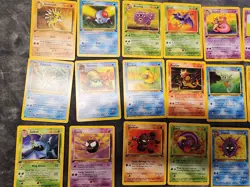 21x Vintage Pokemon Lot - 1st Edition Fossil Commons/Uncommons + Japanese Rocket - Image 2