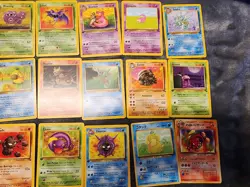 21x Vintage Pokemon Lot - 1st Edition Fossil Commons/Uncommons + Japanese Rocket - Image 3