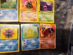 21x Vintage Pokemon Lot - 1st Edition Fossil Commons/Uncommons + Japanese Rocket - Image 4