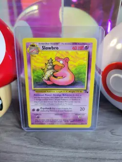 Slowbro 43/62 Pokemon TCG Fossil Unlimited Regular Uncommon LP - Image 1