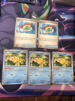 Pokemon Ascended Heroes Lot Of 2 POKEPAD + 3 PSYDUCKS Lot Of 5 Total New Set - Image 1