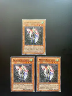 Yugioh Arsenal Summoner DCR-004 Common 1st Edition NM/LP X3 - Image 1