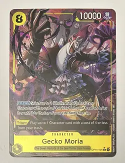 2026 One Piece The Azure Sea's Seven Gecko Moria Alt Art #OP14-104 - Image 1