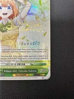 Weiss Schwarz English SP Yotsuba Nakano Ribbon Girl 5HY/W83-TE63SP - Image 3