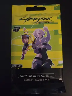 Cybercel Cyberpunk Edgerunners Series 1 Factory Sealed Card Pack **one pack** - Image 1