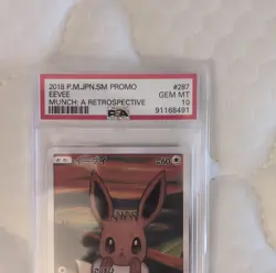 Pokemon Eevee SM Promo 287/SM-P Munch: A Retrospective PSA 10 Japanese Card - Image 2
