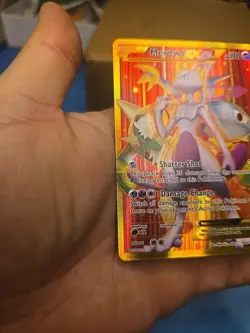 Pokemon Mewtwo EX TCG Full Art Holo Rare Card Breakthrough-Secret 164/162 - Image 2