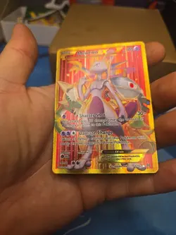 Pokemon Mewtwo EX TCG Full Art Holo Rare Card Breakthrough-Secret 164/162 - Image 3