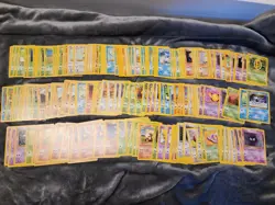 200+ Vintage Pokemon Card Lot - WotC Base Set Jungle Fossil - Charmander Eevee - Image 1