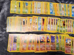 200+ Vintage Pokemon Card Lot - WotC Base Set Jungle Fossil - Charmander Eevee - Image 2