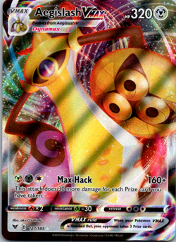 Aegislash VMAX - 127/185 - Pokemon Vivid Voltage Sword Shield Ultra Rare Card NM - Image 1