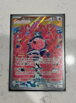 Pokemon TCG Flamigo Scarlet & Violet Paldea Evolved Holo Card 227/193 Near Mint - Image 1