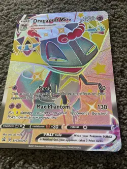 Pokemon Dragapult VMAX SWSH097 Holo Black Star Promo Jumbo Card NM/M - Image 2