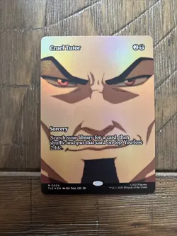 Cruel Tutor FOIL: Avatar ATLA Eternal-Legal MTG (NM) - Image 1