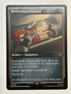 Brotherhood Regalia (Foil Etched) Universes Beyond: Assassin's Creed Foil - Image 1