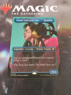 Mtg. Azami, Lady of Scrolls. Foil Borderless. Commander Masters. Pack Fresh - Image 1