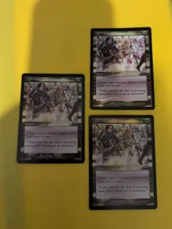 Gerrard's Command x3 Instant MTG 3 Card. Planeshift.OLD VINTAGE FOIL - Image 1