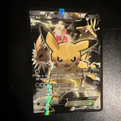 Pokemon XY Black Star Promo Pikachu EX #XY124 Holofoil Trading Card - Image 1