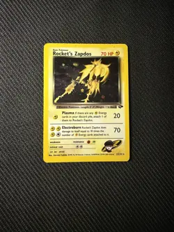 Rocket's Zapdos Holo 15/132 Gym Challenge Pokemon Card - Image 1