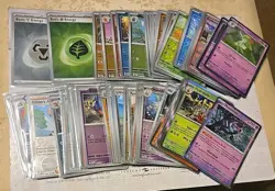 89 Pokemon TCG Card Lot, Complete List In Description - Image 1