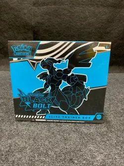 POKEMON Scarlet & Violet- Black Bolt Elite Trainer Box, Sealed Box is Worn - Image 1