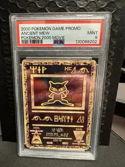 2000 POKEMON GAME MOVIE POKEMON 2000 MOVIE ANCIENT MEW PSA 9 - Image 1