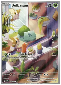 Pokemon SV07: Stellar Crown #143/142 Bulbasaur - Image 1