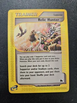 Pokemon Skyridge Relic Hunter 120/144 NEAR MINT - Image 1