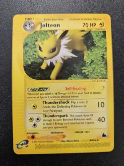 Pokemon Skyridge Jolteon Non-Holo Rare 13/144 NEAR MINT - Image 1