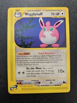 Pokemon Skyridge Wigglytuff Non-Holo Rare 34/144 NEAR MINT - Image 1