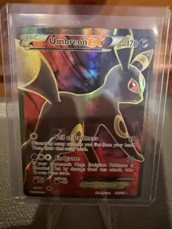 Pokemon Umbreon EX Ultra Rare Full Art Holo Fates Collide 119/124 English - Image 1