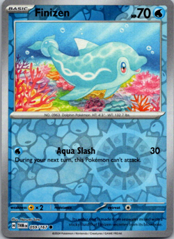💥Pokemon - Finizen - Reverse Holo - 059/167 - Twilight Masquerade (NM)💥 - Image 1